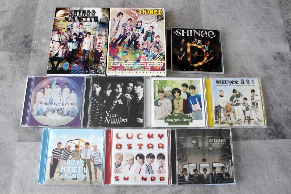 SET x10 SHINee Japan CD your number Boys meet U Replay