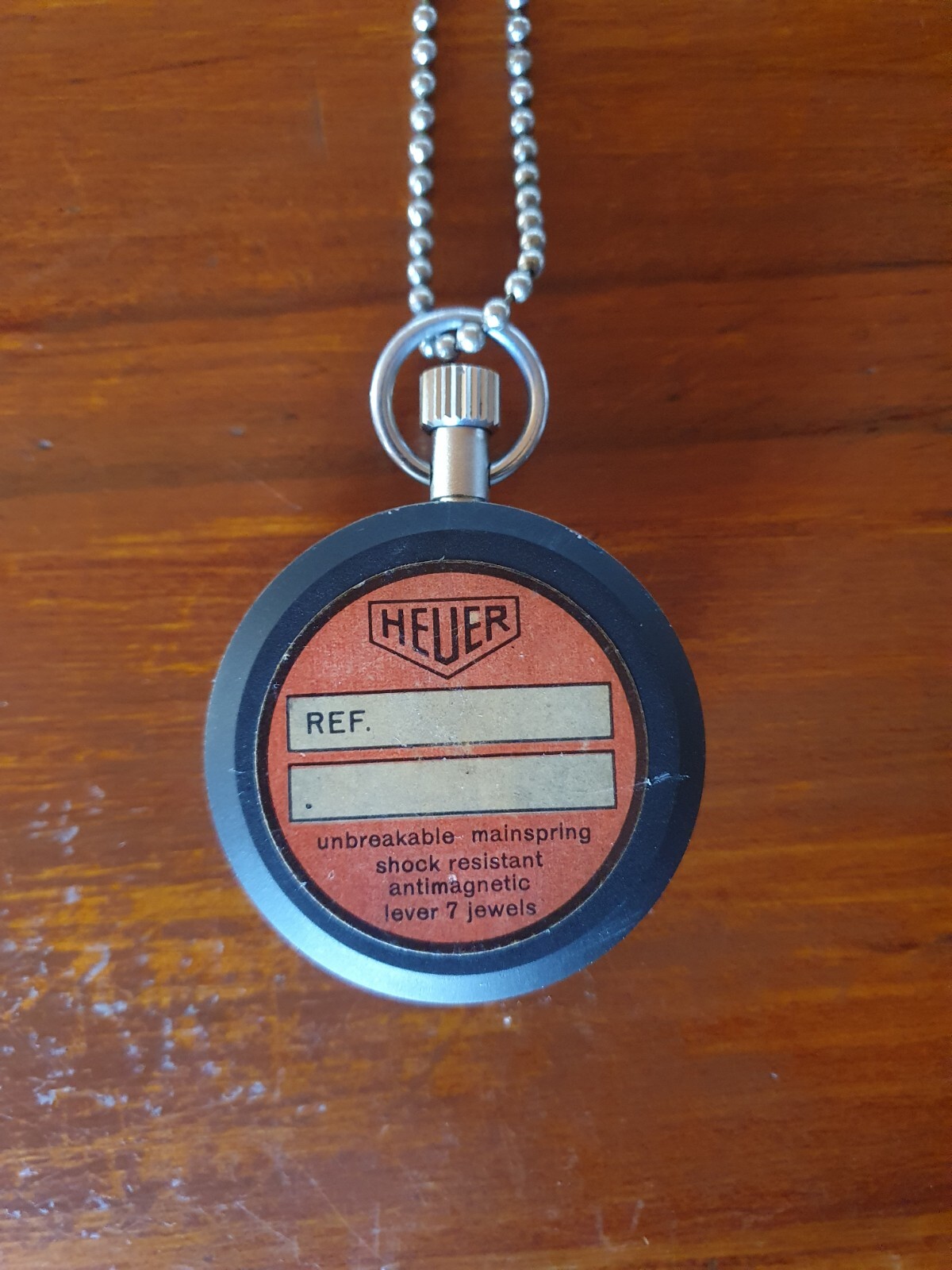 Vintage HEUER 1/5 split second timer Stopwatch - … - image 2