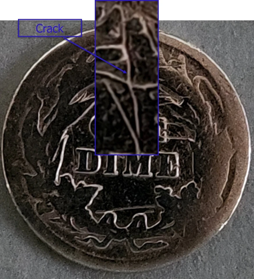 USA - 10 Cents - 1902 - Barber Dime - Silver 0.9 - 10C - Image 3 of 4