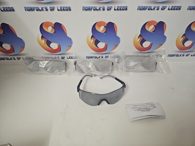 Swiss One Smoke Schutzbrille Arbeiter PSA Augenschutz Anti-Kratz-Objektiv X 4