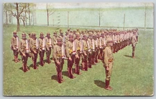 Postcard Troops in Formation, Military WWI 1916 O72