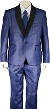 Art Hoffman Boy's Regular Fit 5-Piece Formal Tuxedo Suit Set