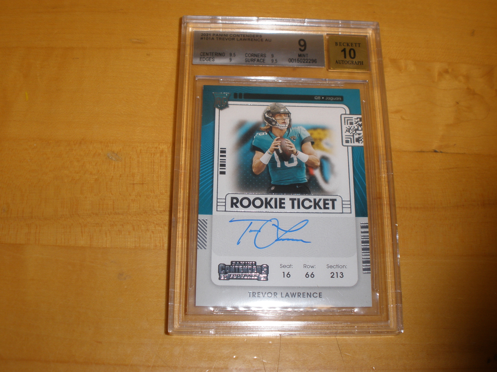 Trevor Lawrence Panini Contenders 2001 Rookie Ticket Autograph #TRL Base
