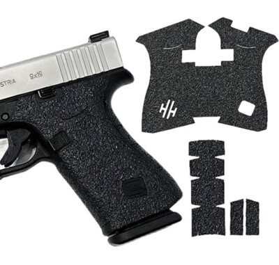 #ad HANDLEITGRIPS TEXTURED RUBBER CUSTOM TACTICAL GUN GRIP TAPE for Glock 43X $16.14