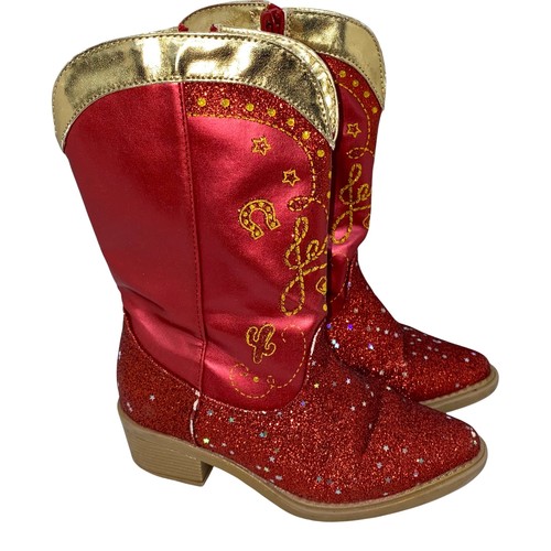 Red Sparkly Jessie Disney Store Cowboy 