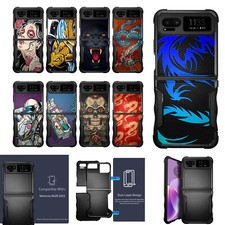 For Motorola RAZR 2023 DUAL TACTICAL Hybrid Two Piece Case 
