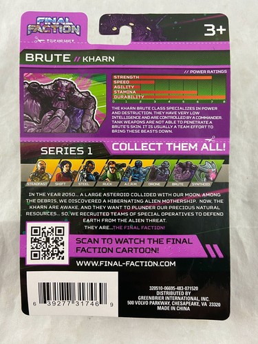 Final Faction - KHARN - Brute - Action Figure - NEW - Picture 3 of 4