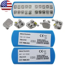 Orthodontic Brackets Nickel Free 0.022 Roth MBT Twin Metal Braces Ortodoncia ICE