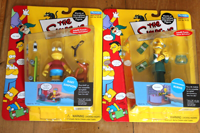 Playmates The Simpsons Interactive Figures Bart Simpson & Mr