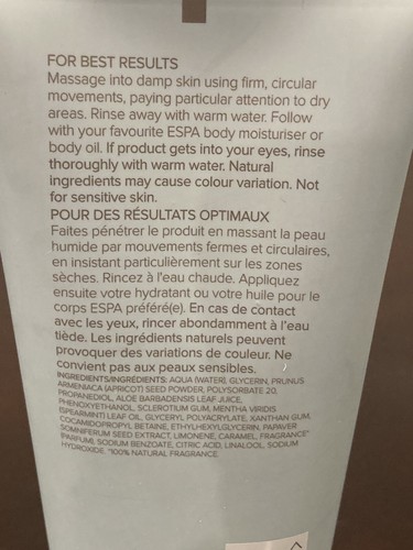 Esmalte corporal exfoliante Espa Natural Beauty *NUEVO* 3,3 oz/m - Imagen 4 de 8