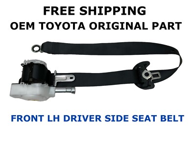 Front Right Passenger Seat Belt For 2019-2024 Chevy Silverado 1500 - Black, OEM Part #84512913 (New)