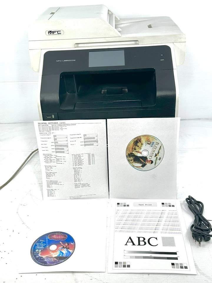 Brother MFC-L8850CDW Color Laser Printer All-in-One Printer 33k Pg Ct- TESTED - Image 2 of 4