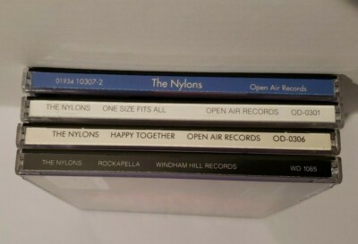 Nylons 4 CD lot Rockapella -Happy Together - One size fits all - Self titled