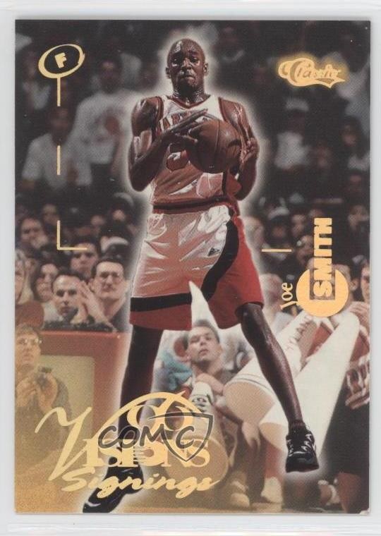 1996 Classic Visions Signings Joe Smith #9 1p1