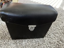 VINTAGE LEICA LEITZ WETZLAR HARD LEATHER CAMERA CASE - SHOULDER STRAP