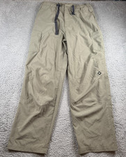 Vintage Nike ACG Cargo Pants Mens 32x32 Elastic Expandable Waist Belted Tan Y2K