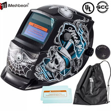 True Color Solar Auto Darkening Welding Helmet Arc Tig Mig Mask Grinding Hood