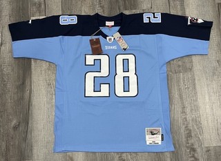 Mitchell & Ness Chris Johnson Titans Signed Jersey #28 Beckett Autographed 48 XL