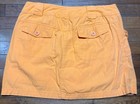 New York & Company Women’s Orange Cargo Skort Size 8 Cotton Canvas Pockets — photo 3