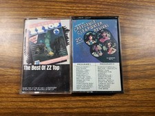 CREEDENCE CLEARWATER REVIVAL  ZZTOP BEST OF CASSETTE TAPES VG/VG 1977