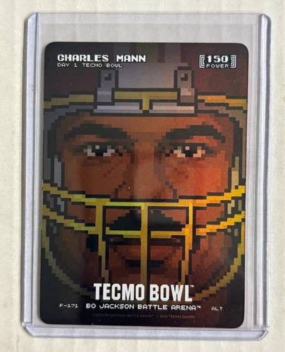 Bo Jackson Battle Arena Tecmo Bowl Day 1 Helmet P-171 Charles Mann Alt 150