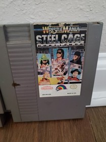 NES Lot (Blades of Steel, Double Dragon, WWF WrestleMania Steel Cage Challenge)