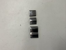 (3) Original 1957 Chevrolet Windshield & Bk Window Glass Molding Center Clips t2