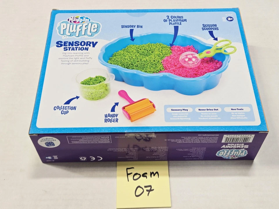 Playfoam Pluffle Estación Sensorial Set Información Educativa Niños Habilidad Herramientas Senso Foto 4 de 4