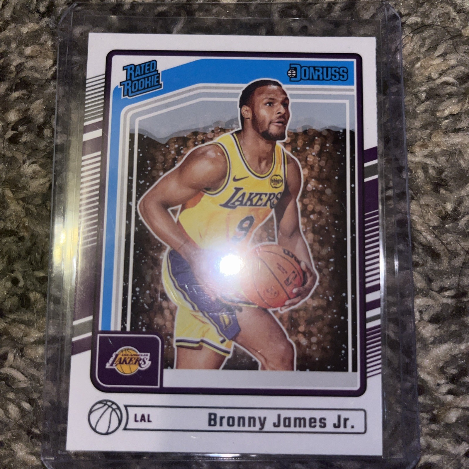2024-25 Donruss Basketball Winter Bronny James Jr  Rated Rookie RC #243 Lakers 