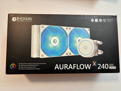 ID-COOLING AURAFLOW X 240 Snow CPU Water Cooler