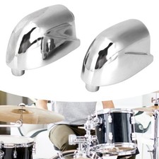 2Pcs Drum Lug Silver Sturdy Easy Installation Snare Drum Ear Metal Drum