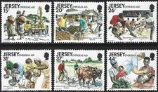 1991 Jersey Sg 558/563 Overseas Aid MNH