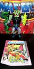 SNAKE FACE He-Man Masters of the Universe MOTU Complete w Book! Vintage 1980s