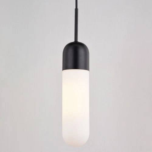 Vaxcel Lighting P0421 5"W Suspension Mini Pendant - Black - Picture 2 of 10