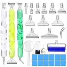 Praise V Do 5D Diamond Painting Ergonomic Pen Kit w/Screw Tip Bead Dot Drill Art