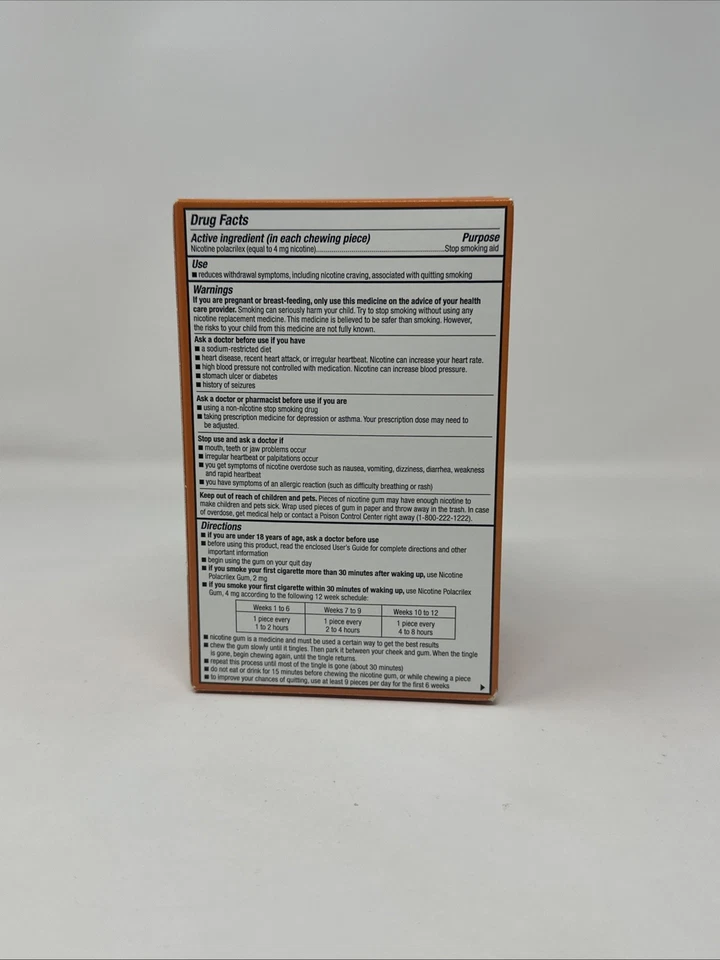 Goma de nicotina Rite Aid 2 mg sabor fruta 100 piezas caducidad 09/2025 Foto 3 de 4