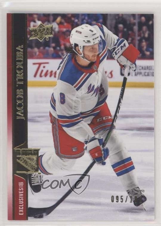 2020-21 Upper Deck UD Exclusives 95/100 Jacob Trouba #125 0uz3