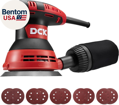 #ad #ad Random Orbital Sander 3.0 AMP Corded Palm Sander 6 Speeds Max 12000 OPM 5 In $52.14