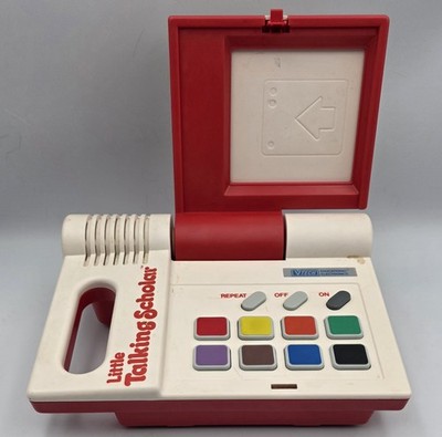 Vtg VTech Little Talking Scholar Educational Toy (Tested and Working) *No Cards*