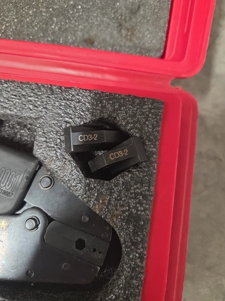 Kit de herramientas de prensado coaxial coaxial Trompeter TK2-1 con estuche buen estado CD3-2 y CD3-5 Foto 4 de 4