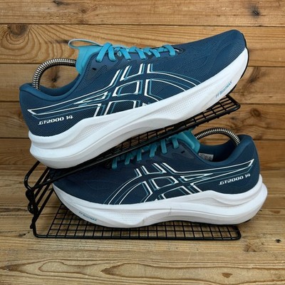 Asics Turnschuhe Damengröße UK 8,5 GT 2000 14 blau Straßenlauf Fitnessstudio gepolsterte Schuhe