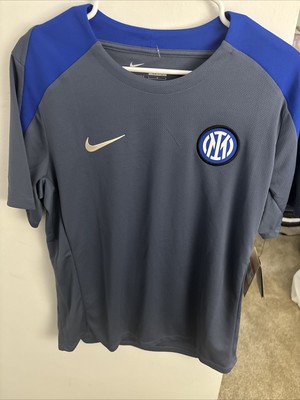inter milan training jersey men s Large