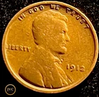 1912 Lincoln Wheat Penny JC 128 - Very Good Condition - Better Early Date 1c