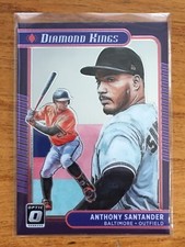 2021 Panini Donruss Baseball Diamond Kings Purple Holo Anthony Santander #4