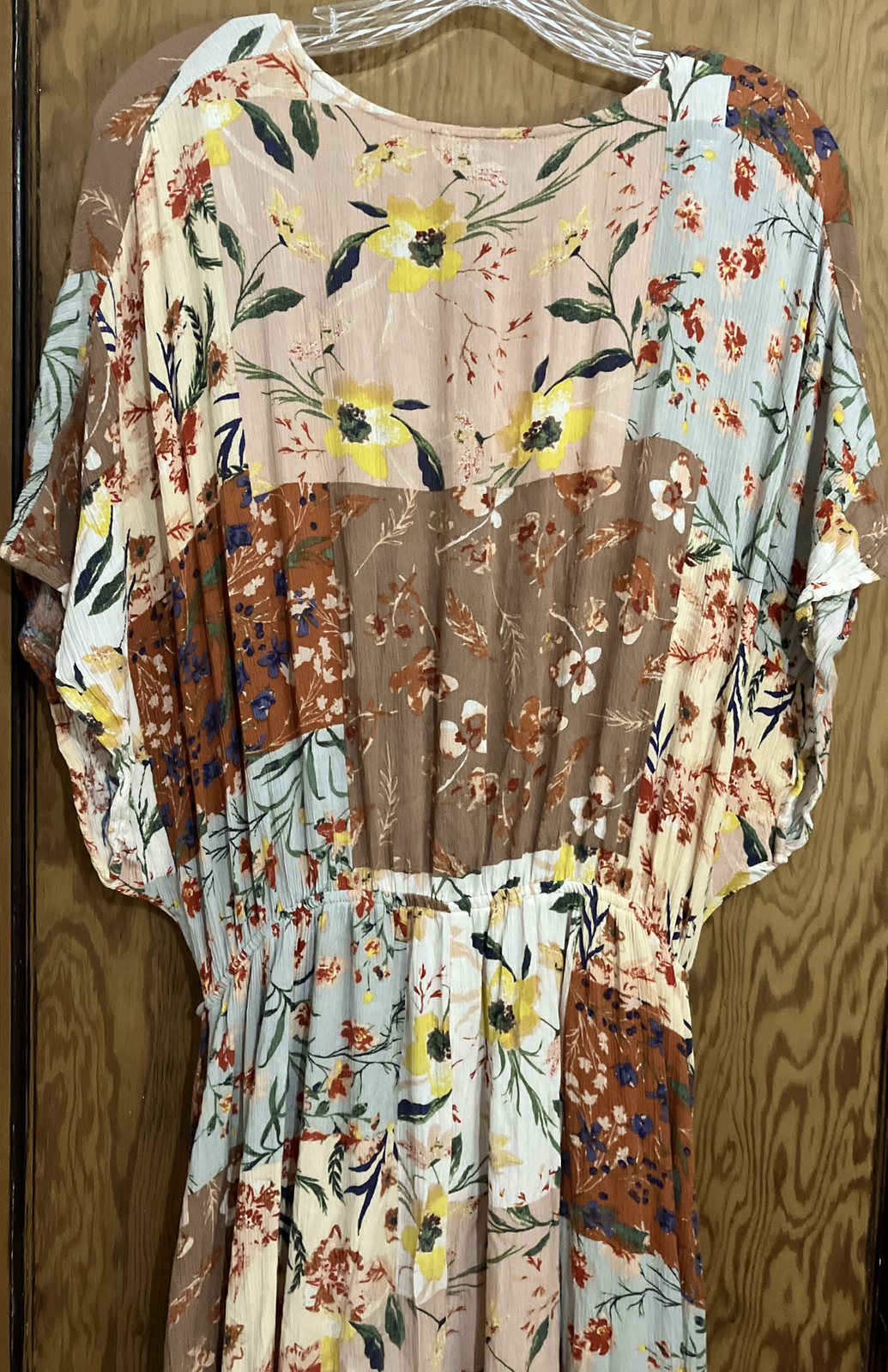 Vici Collection Multi Color Patchwork Maxi A-Line… - image 11