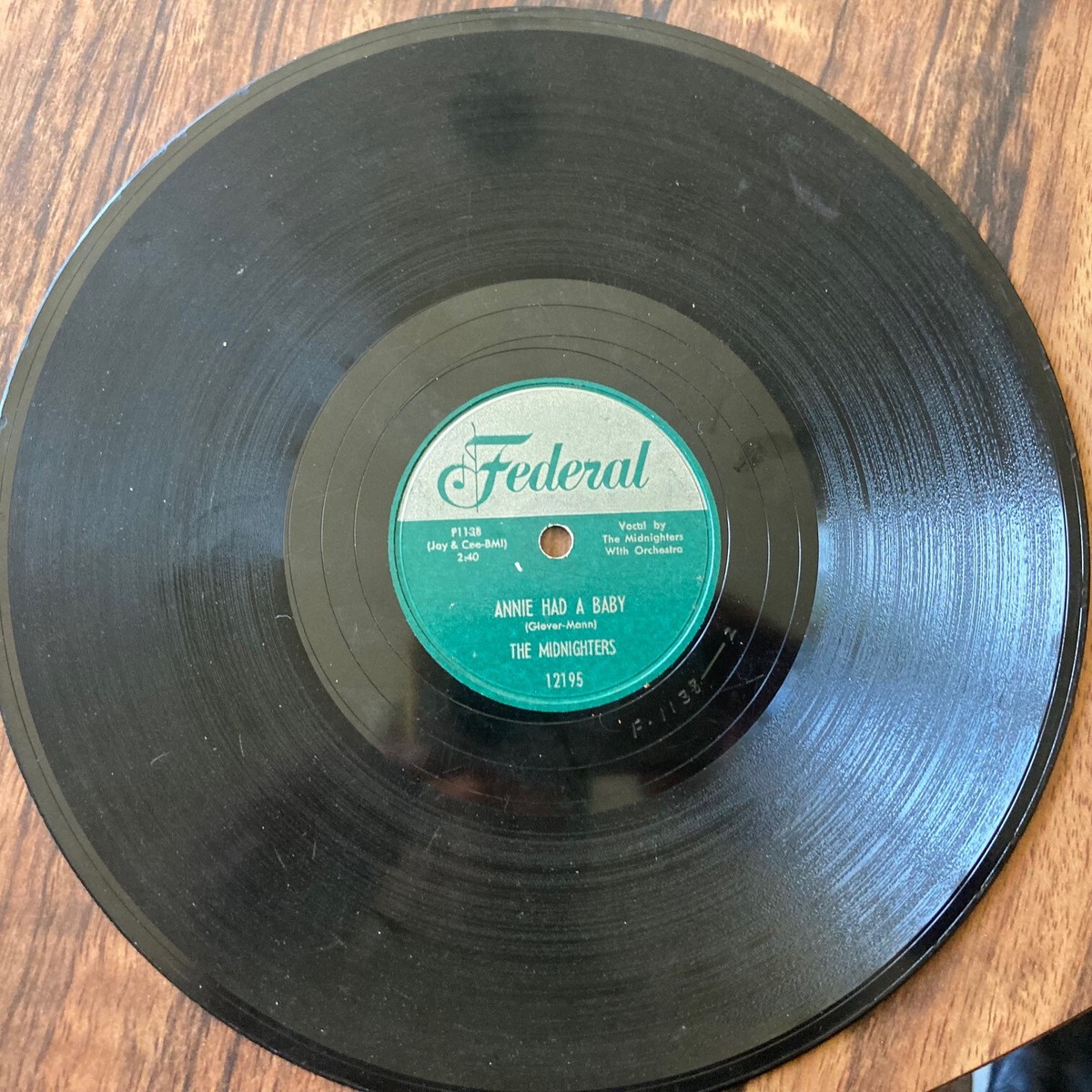 米7” Midnighters Annie Had A Baby / Shes The One 4512195 Federal /00080 The Midnighters – Annie Had A Baby / She's The One – Vinyl