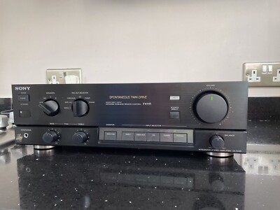 Sony TA-F411R Integrated Amplifier Receiver Phono Stage Working