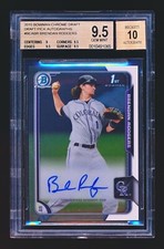 Brendan Rodgers 2015 Bowman Chrome Draft Auto RC BGS 9.5 10