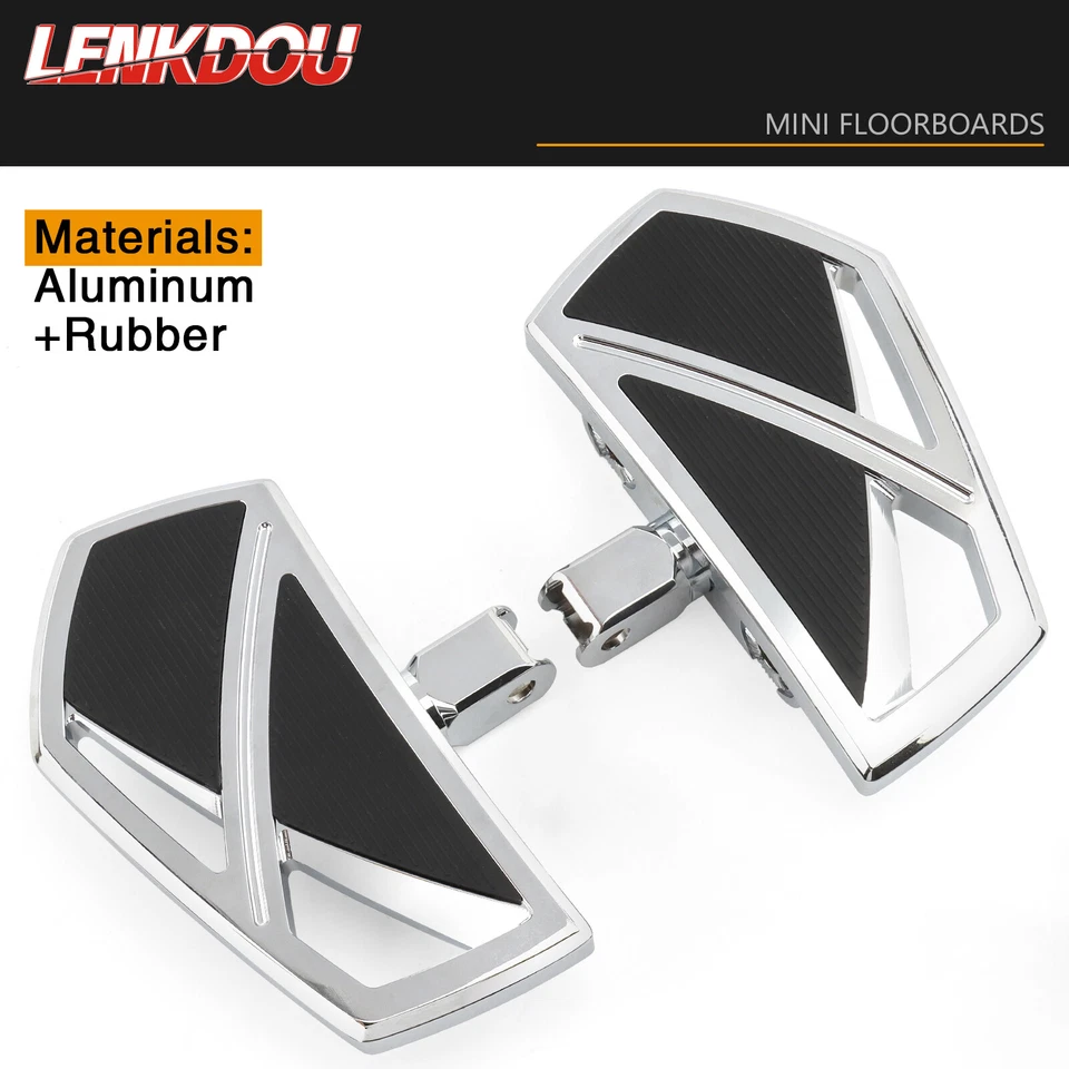 Mini estriberas para conductor delantero para Honda Shadow 1100 ACE Tourer VTX1300C Foto 3 de 4