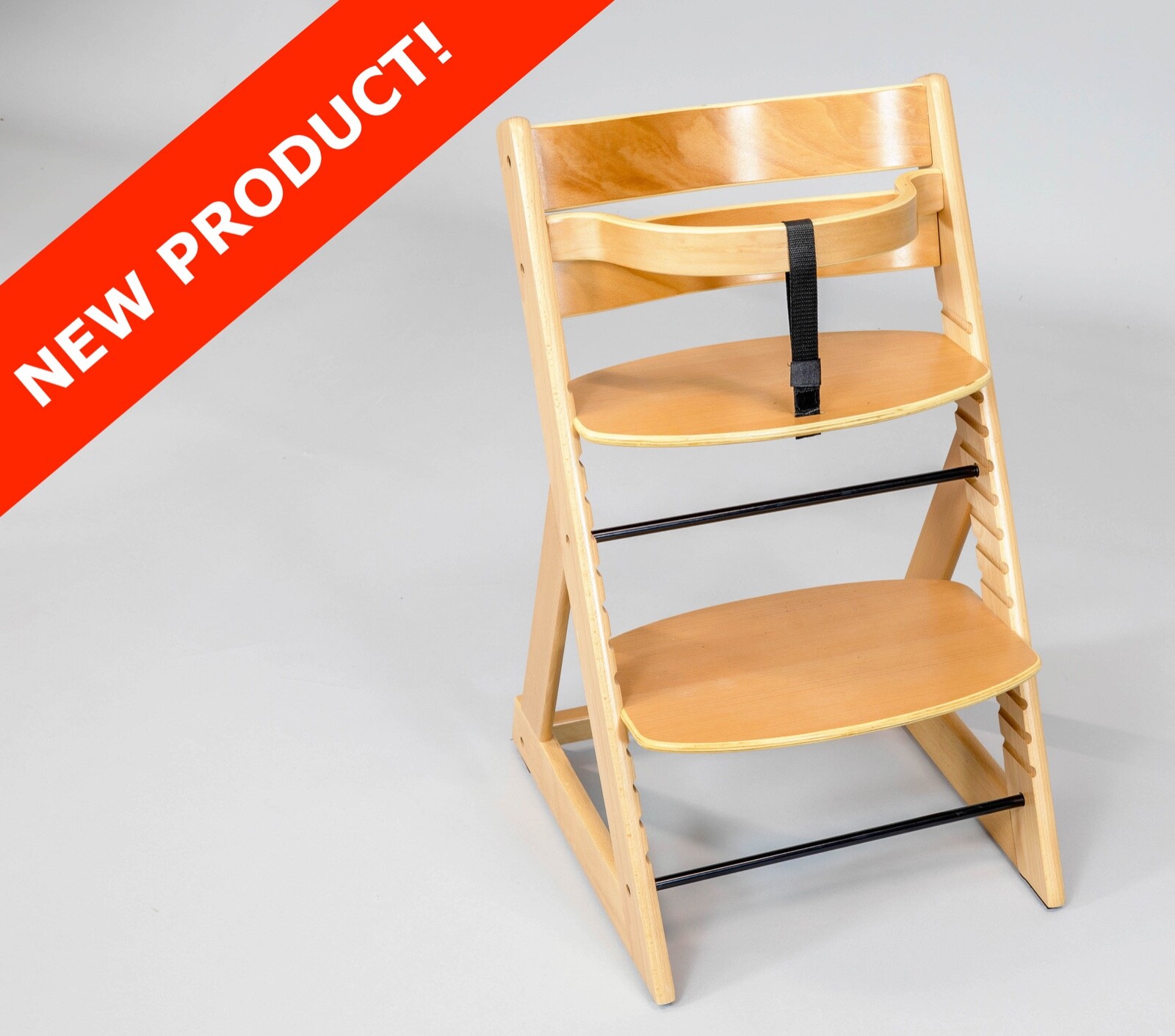 heartwood adjustable wooden high chair